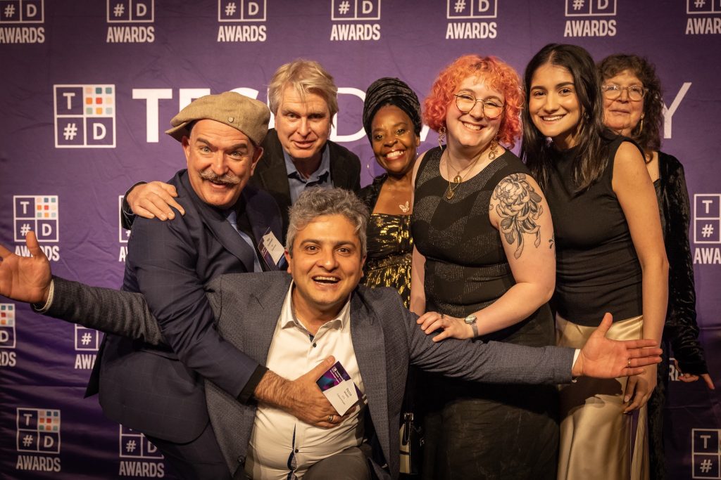 A group shot of Cultural Infusion personnel at the TechDiversity Awards 2023
