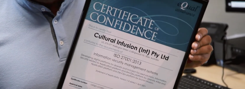 Rezza holds our ISO/IEC 27001:2013 certificate